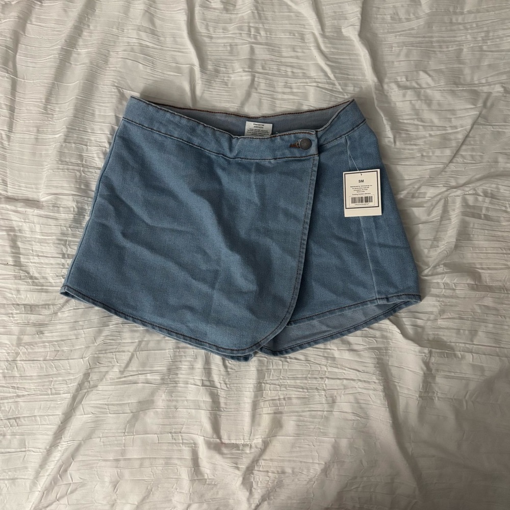 Blue Denim Women's Skort